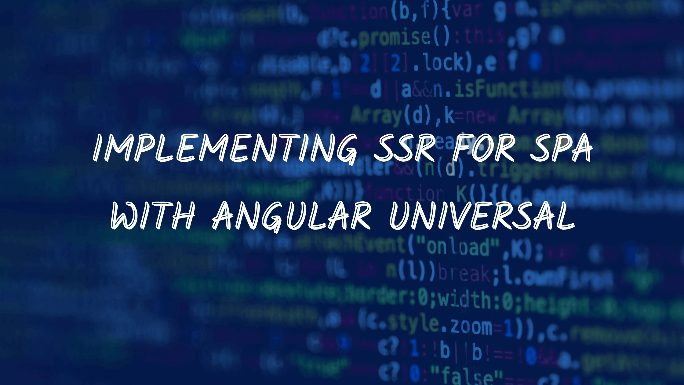 Enabling Server Side Rendering With Angular Universal The Right Way